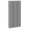 vidaXL Gabion Raised Bed Silver Rust-proof and weather-proof iron Large